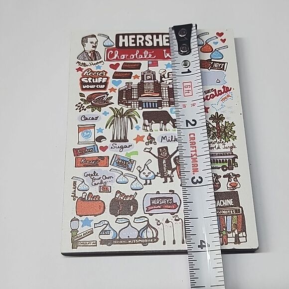RARE Julia Gash Artist Hersheys Chocolate World Magnet - Picture 2 of 4